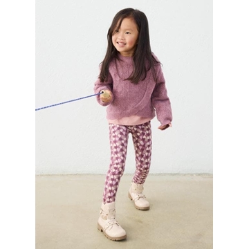 Legging estampado violeta - Imagen 1