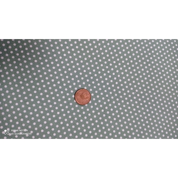 Lunares verde Algodón 100% - Imagen 1