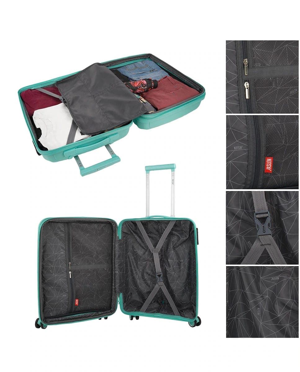 Maleta cabina JASLEN BREMEN VERDE MENTA - Imagen 4