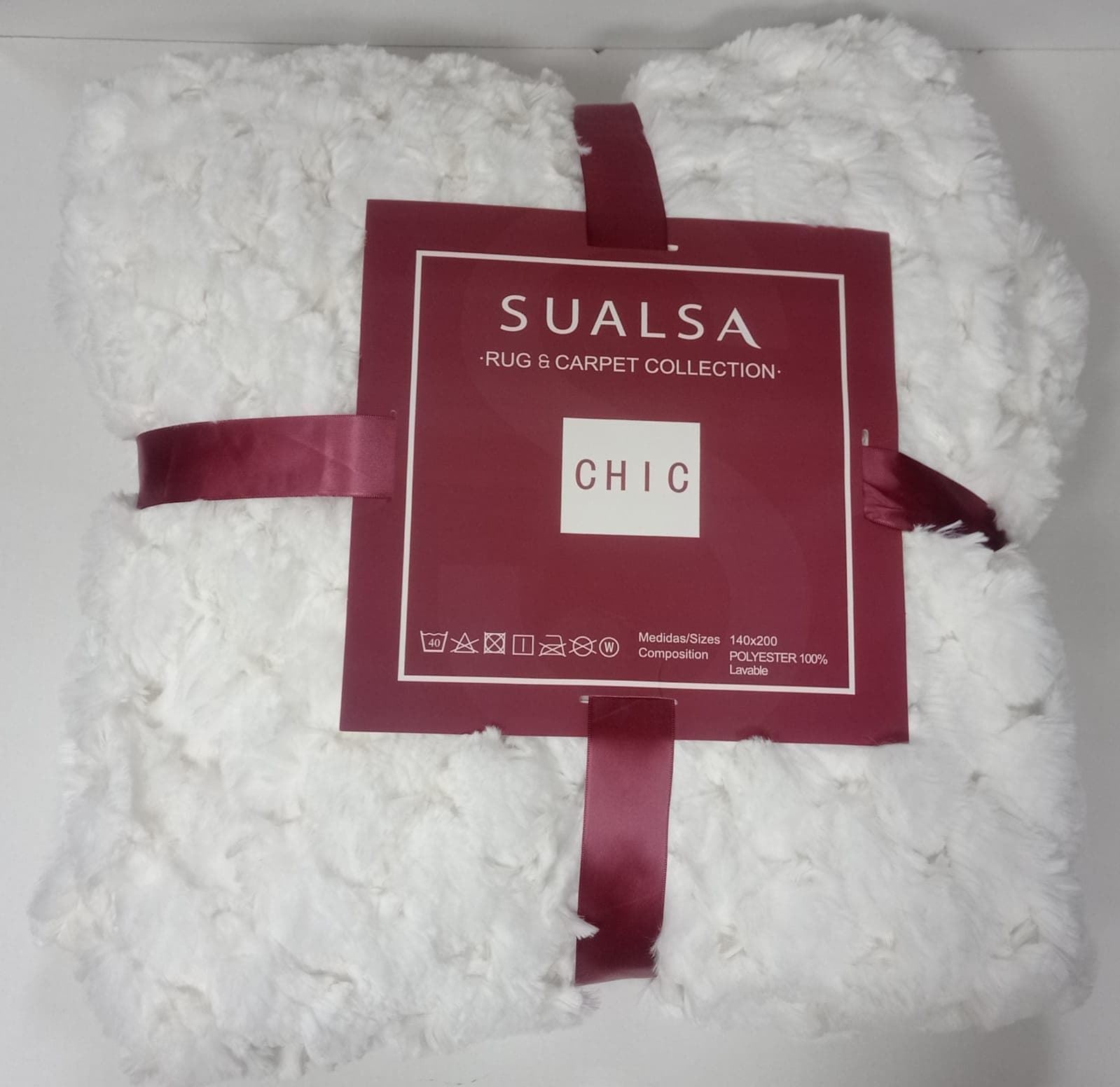 Manta CHIC BLANCO - Imagen 1