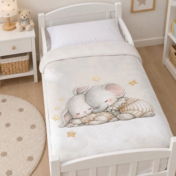 Manta cuna Baby vip elefante - Imagen 1