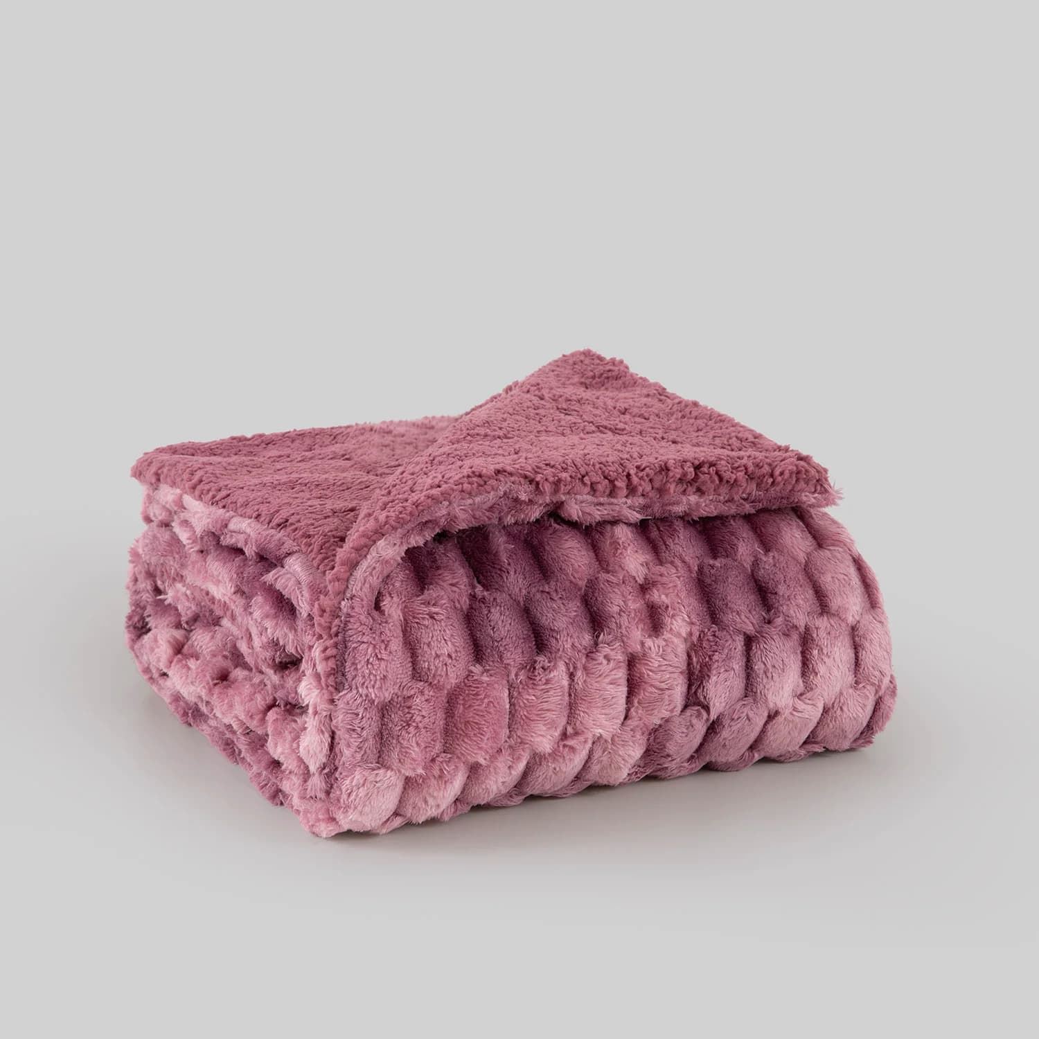 Manta degradé malva - Imagen 1