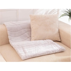 Manta Don Algodón Sibila gris - Imagen 1