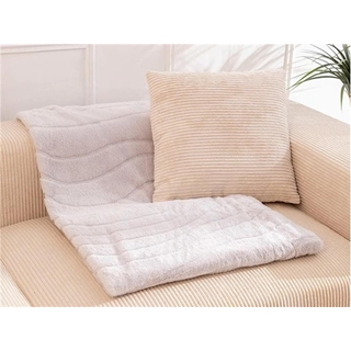 Manta Don Algodón Sibila gris - Imagen 1