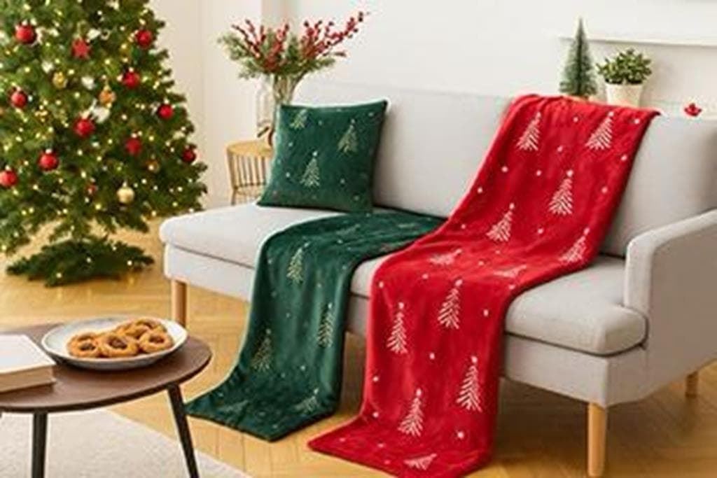 Manta navidad árbol - Imagen 1