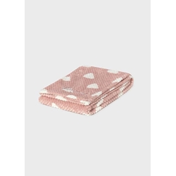 Manta pelo doble rosa baby - Imagen 1