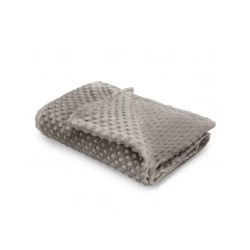 Manta plaid perla tostado - Imagen 1