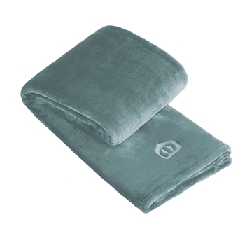 Manta plaid Silky agua - Imagen 1