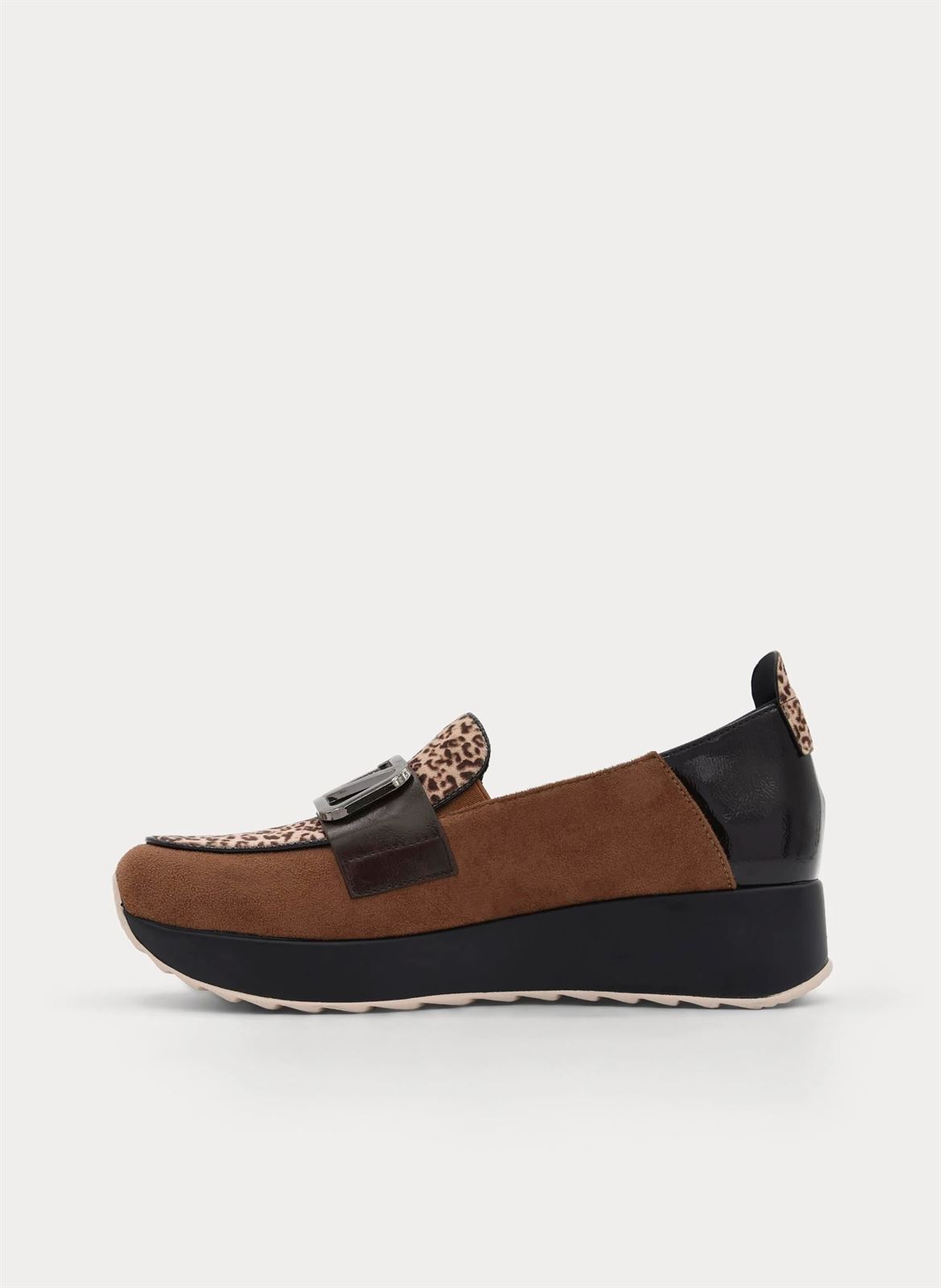 Mocasín marrón leopardo - Imagen 4