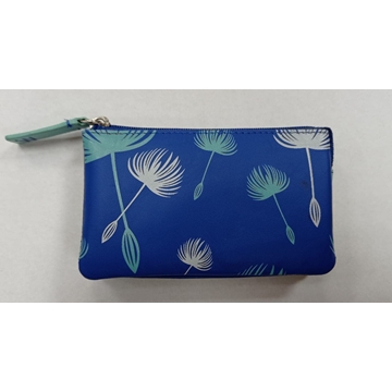 Monedero piel azul - Imagen 1