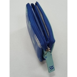 Monedero piel azul - Imagen 2