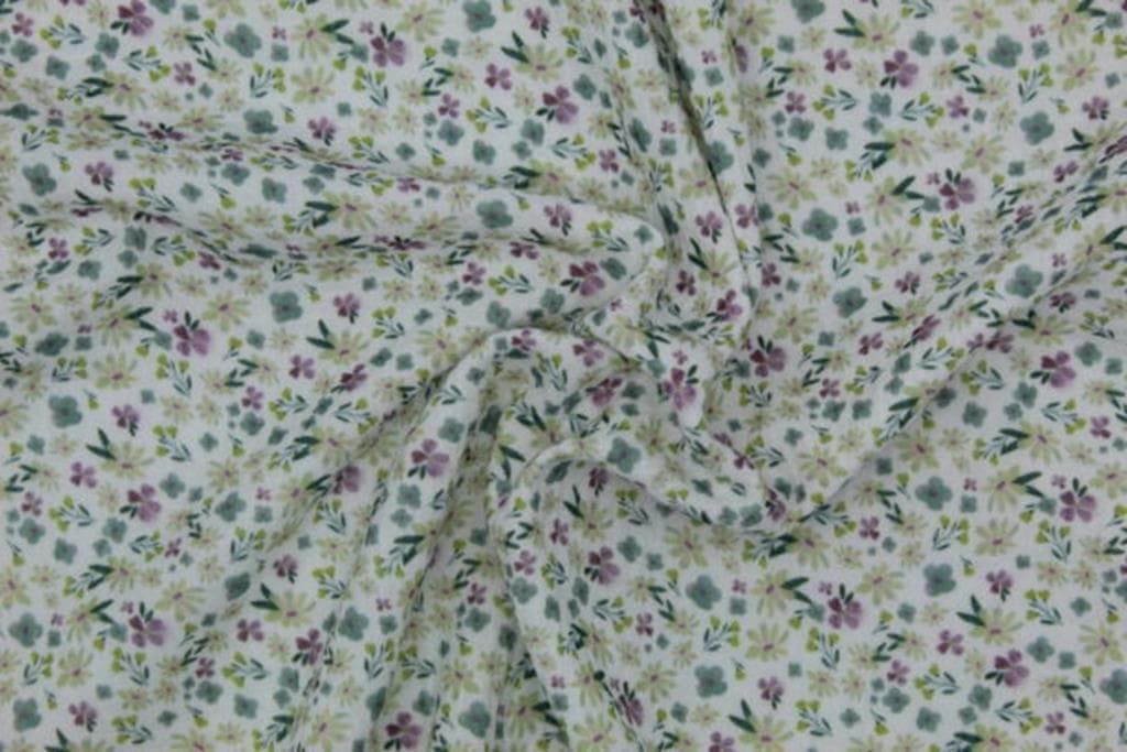 Muselina estampada flores - Imagen 1