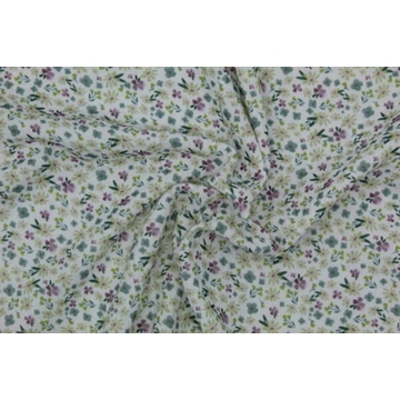 Muselina estampada flores - Imagen 1