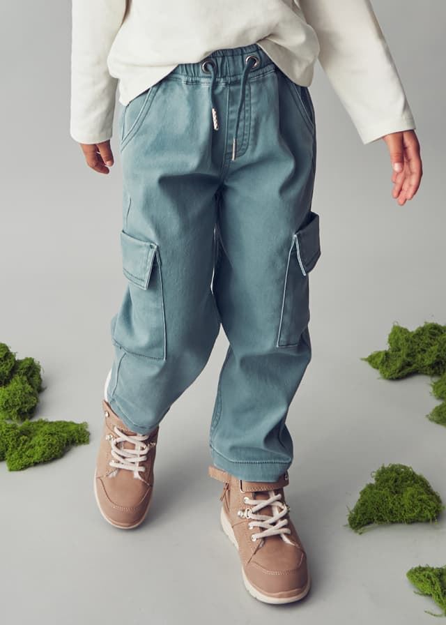 Pantalón cargo salvia - Imagen 2
