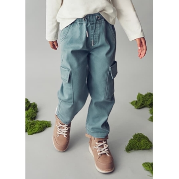 Pantalón cargo salvia - Imagen 2