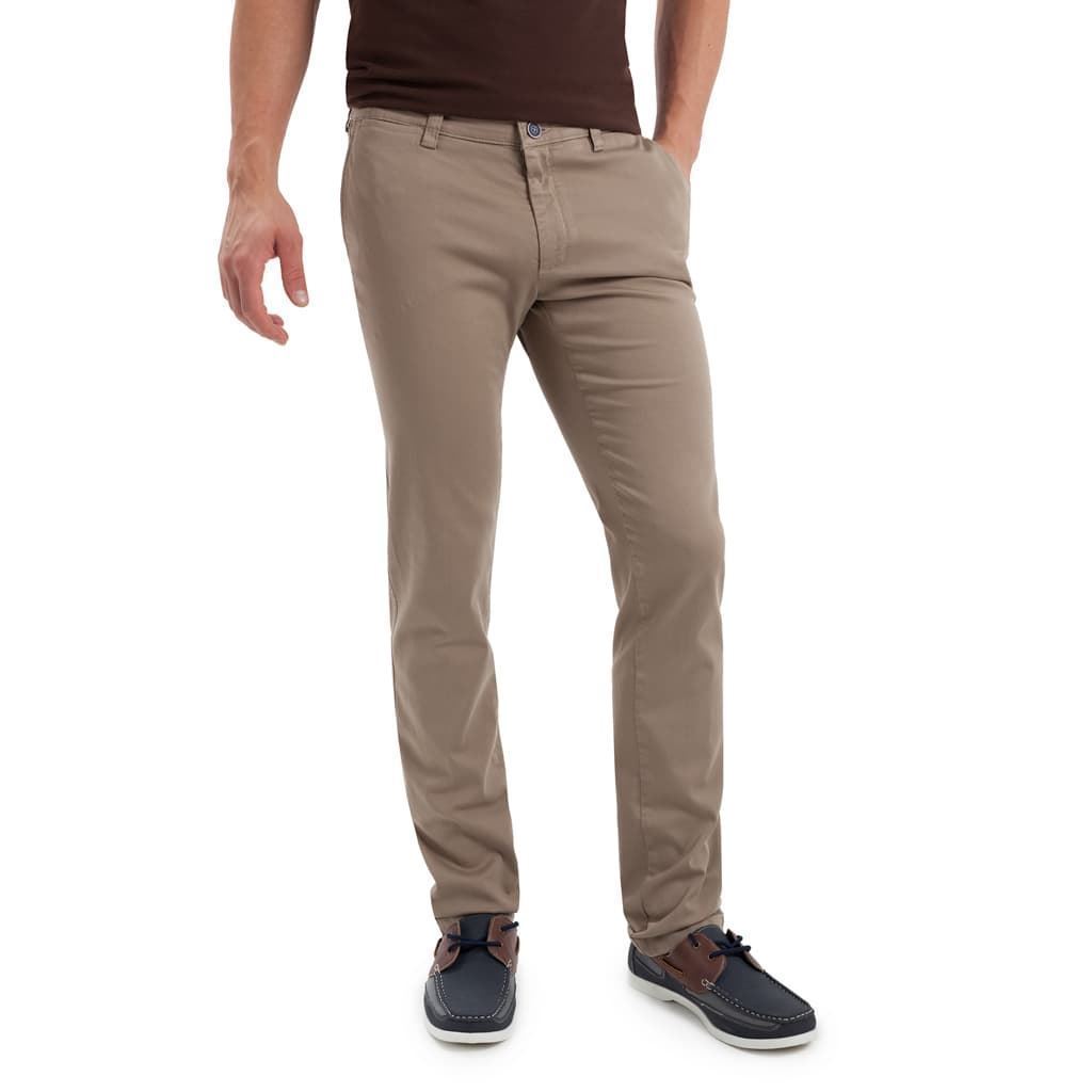 Pantalón chino camel - Imagen 3