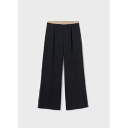 Pantalón cintura doble negro - Imagen 1