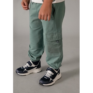 Pantalón combinado verde - Imagen 2