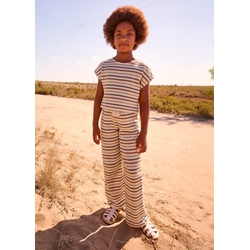 Pantalón crochet hueso-arcilla - Imagen 1