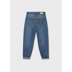 Pantalón cropped denim slouchy - Imagen 2