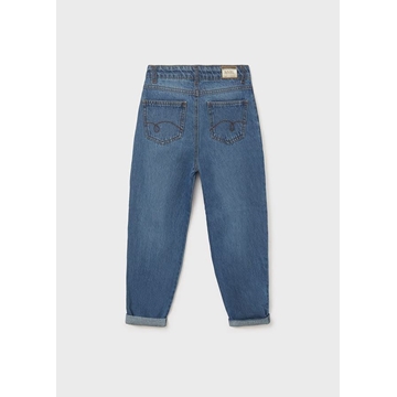 Pantalón cropped denim slouchy - Imagen 2