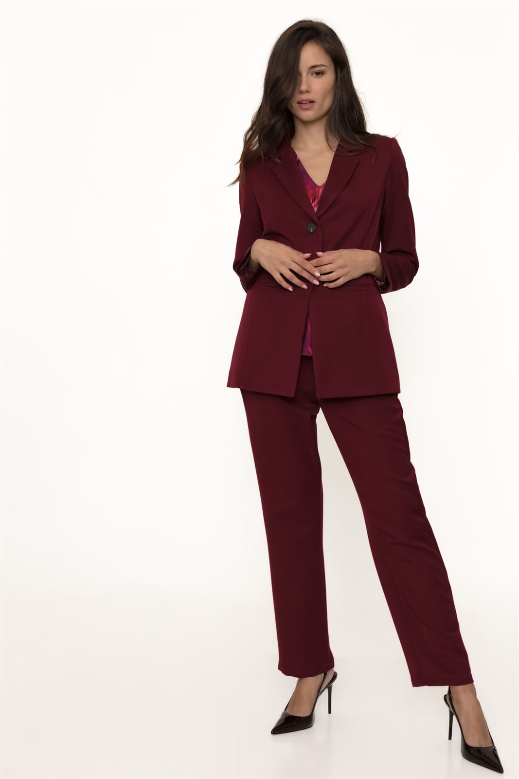 Pantalón Delma granate - Imagen 1
