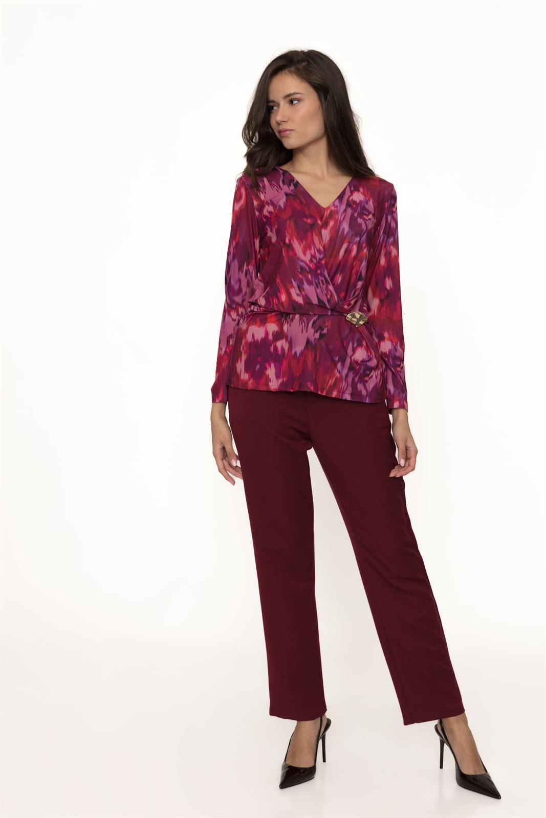 Pantalón Delma granate - Imagen 2