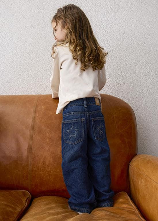 Pantalón denim fantasía oscuro - Imagen 3