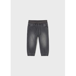 Pantalón denim jogger gris oscuro - Imagen 2