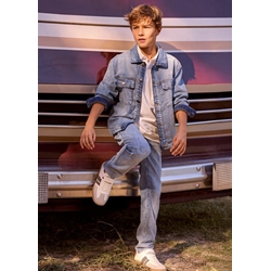 Pantalón denim straight - Imagen 1