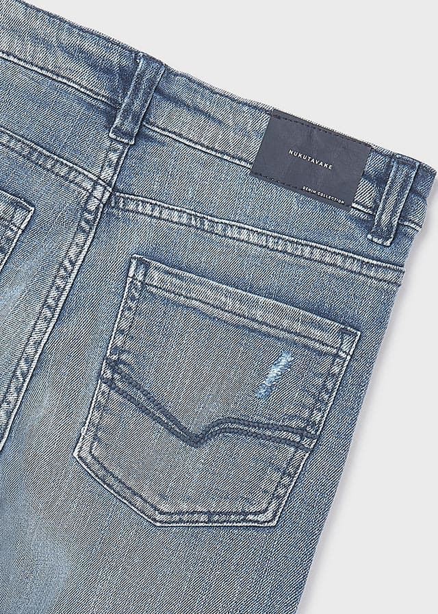 Pantalón denim straight - Imagen 4