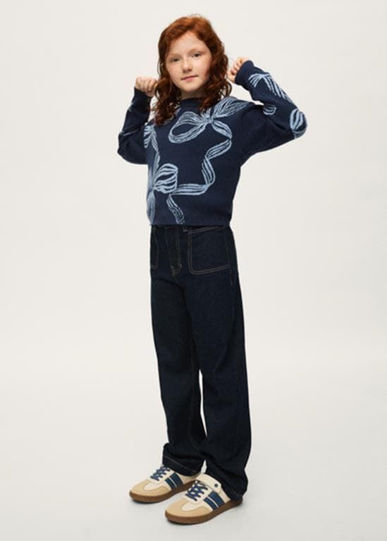 Pantalón denim superoscuro - Imagen 1