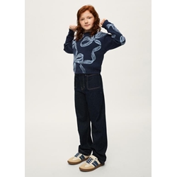 Pantalón denim superoscuro - Imagen 1