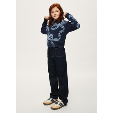 Pantalón denim superoscuro - Imagen 1