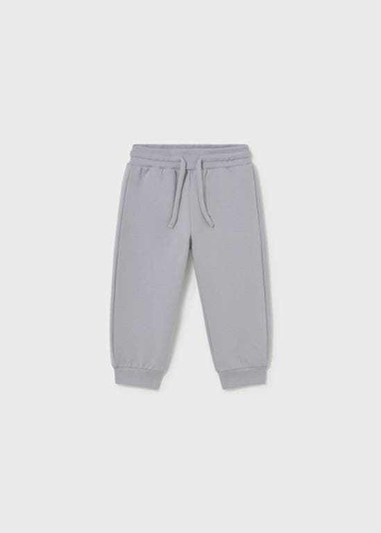 Pantalón felpa básico gris - Imagen 2