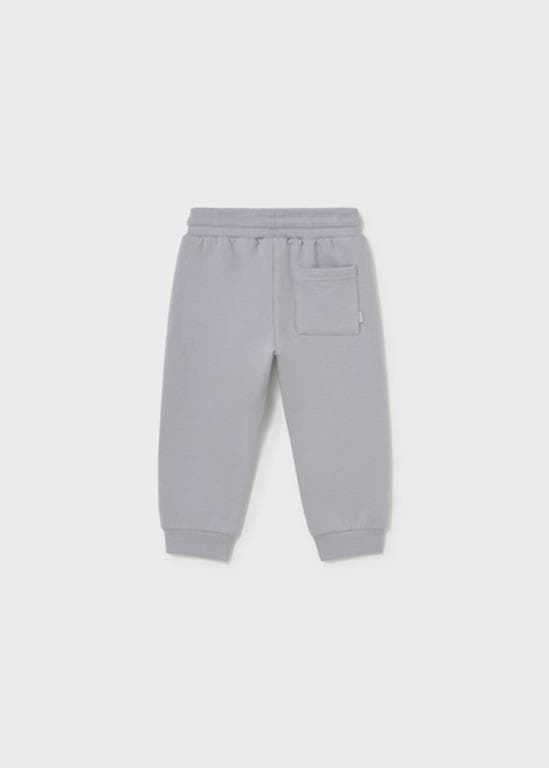 Pantalón felpa básico gris - Imagen 3