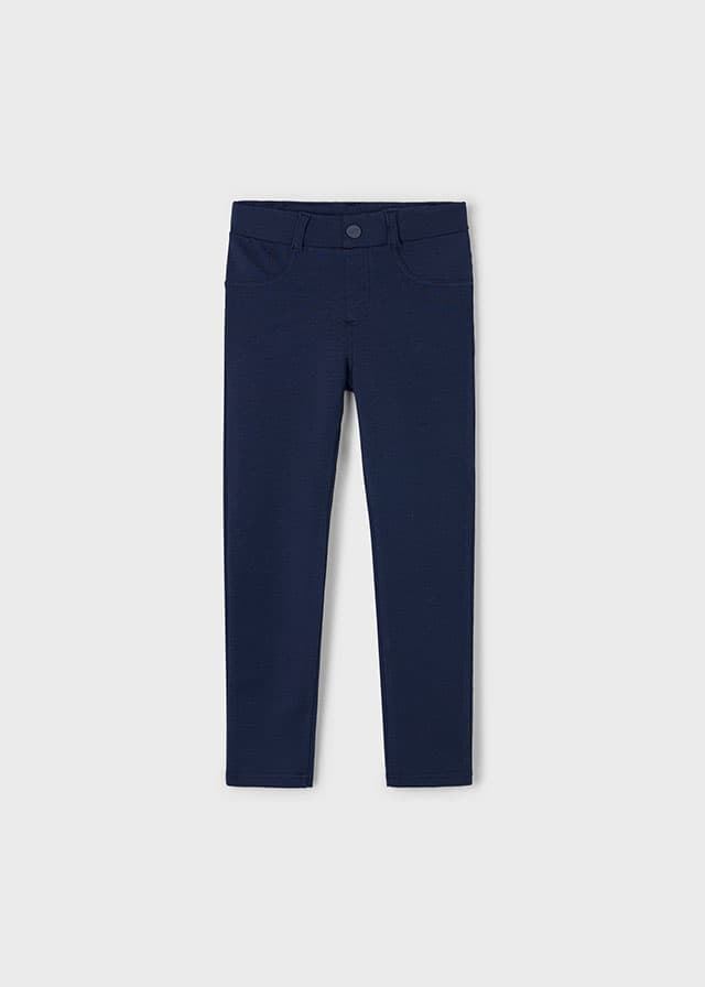 Pantalón felpa básico marino - Imagen 3