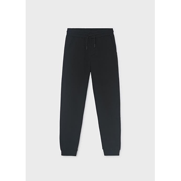 Pantalón felpa básico negro - Imagen 1