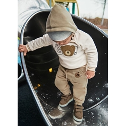 Pantalón felpa latte - Imagen 1