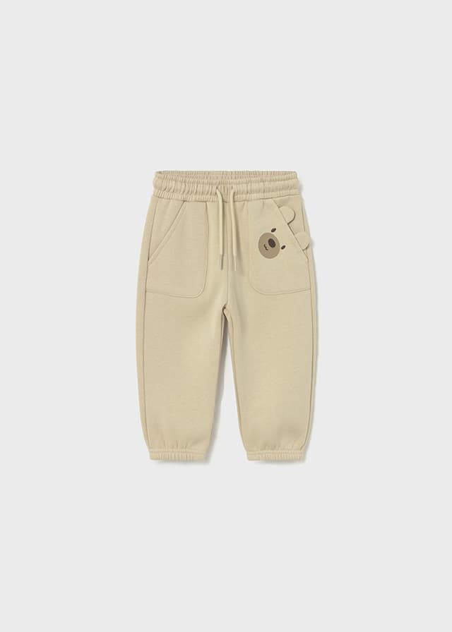 Pantalón felpa latte - Imagen 2