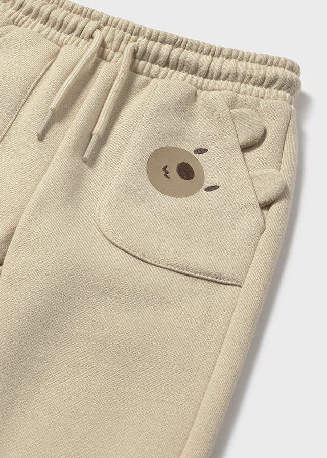 Pantalón felpa latte - Imagen 4