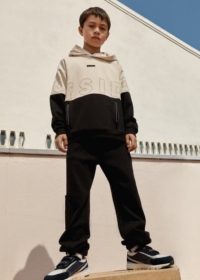 Pantalón interlock negro - Imagen 1