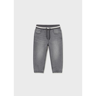 Pantalón jogger denim gris claro - Imagen 2