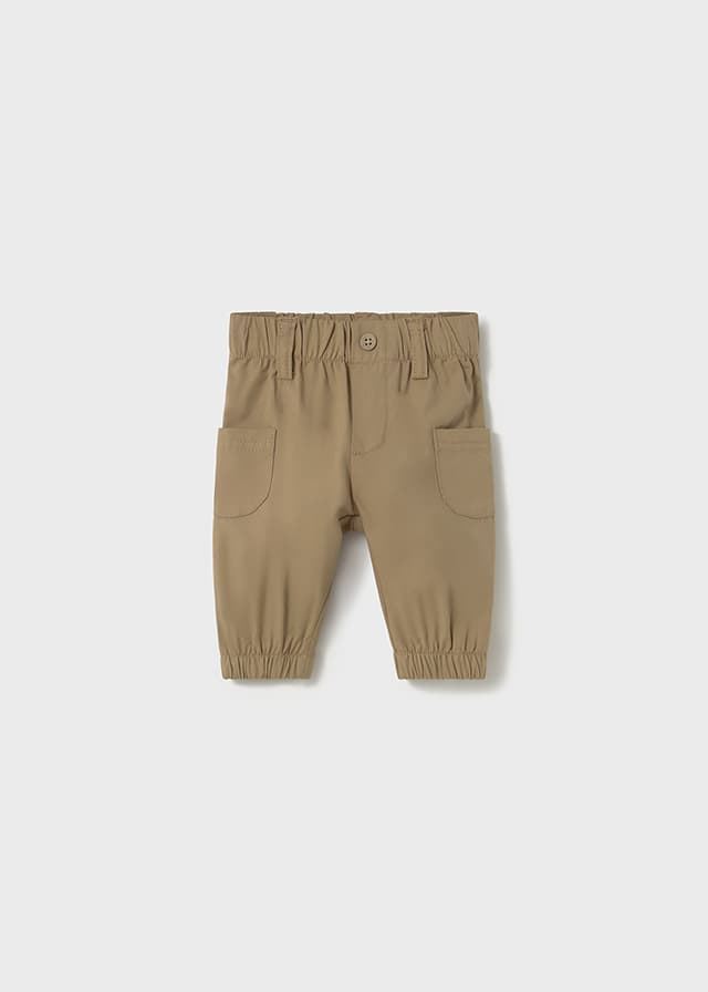 Pantalón largo camel - Imagen 1