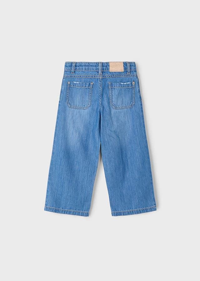 Pantalón largo denim fluido - Imagen 2