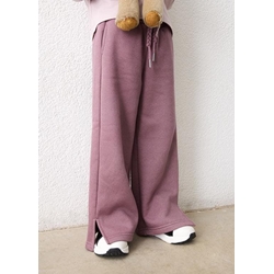 Pantalón largo felpa violeta - Imagen 2