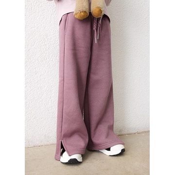 Pantalón largo felpa violeta - Imagen 2