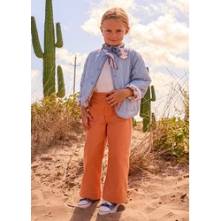 Pantalón largo sarga melocotón - Imagen 1