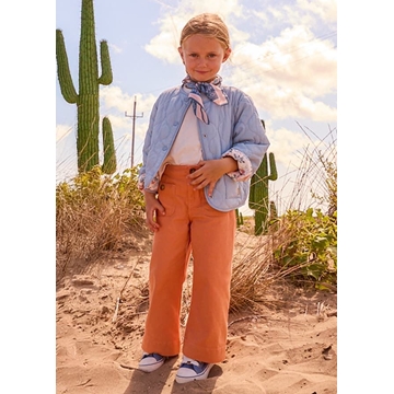 Pantalón largo sarga melocotón - Imagen 1