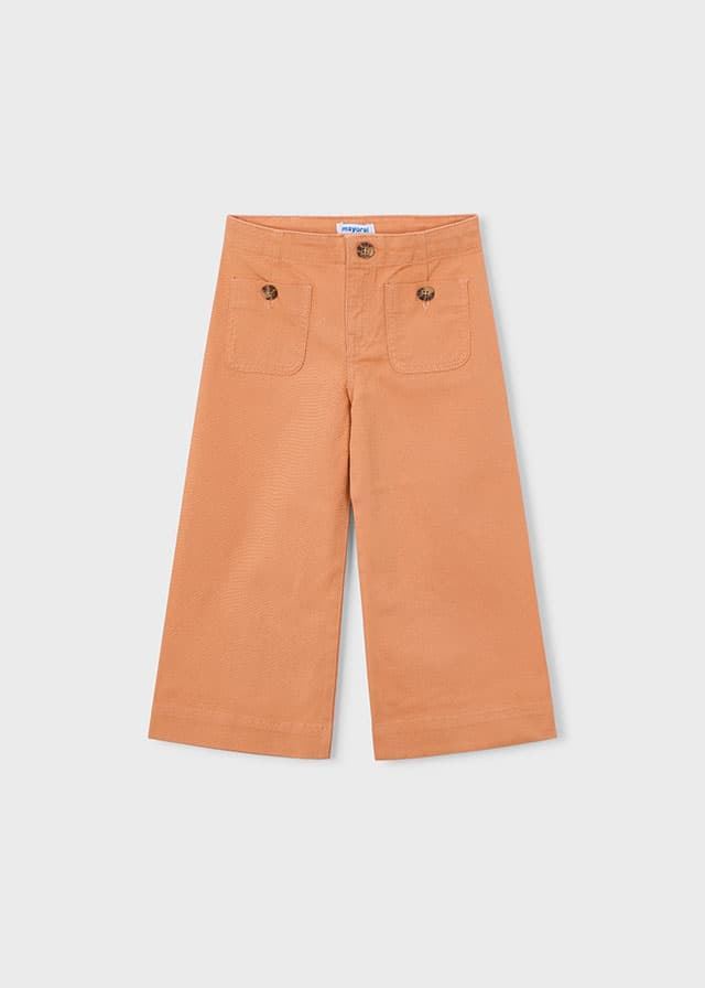 Pantalón largo sarga melocotón - Imagen 2